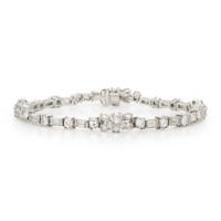 DIAMOND AND WHITE GOLD BRACELET