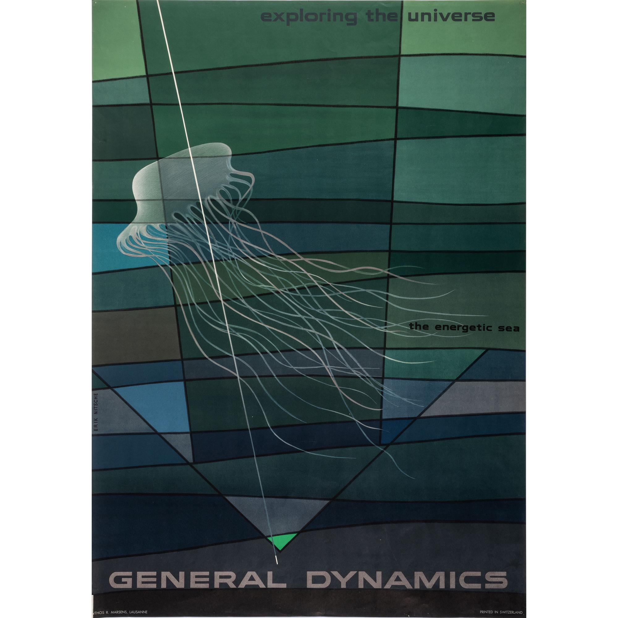 An Erik Nitsche (American, born in Switzerland, 1908-1998) Poster