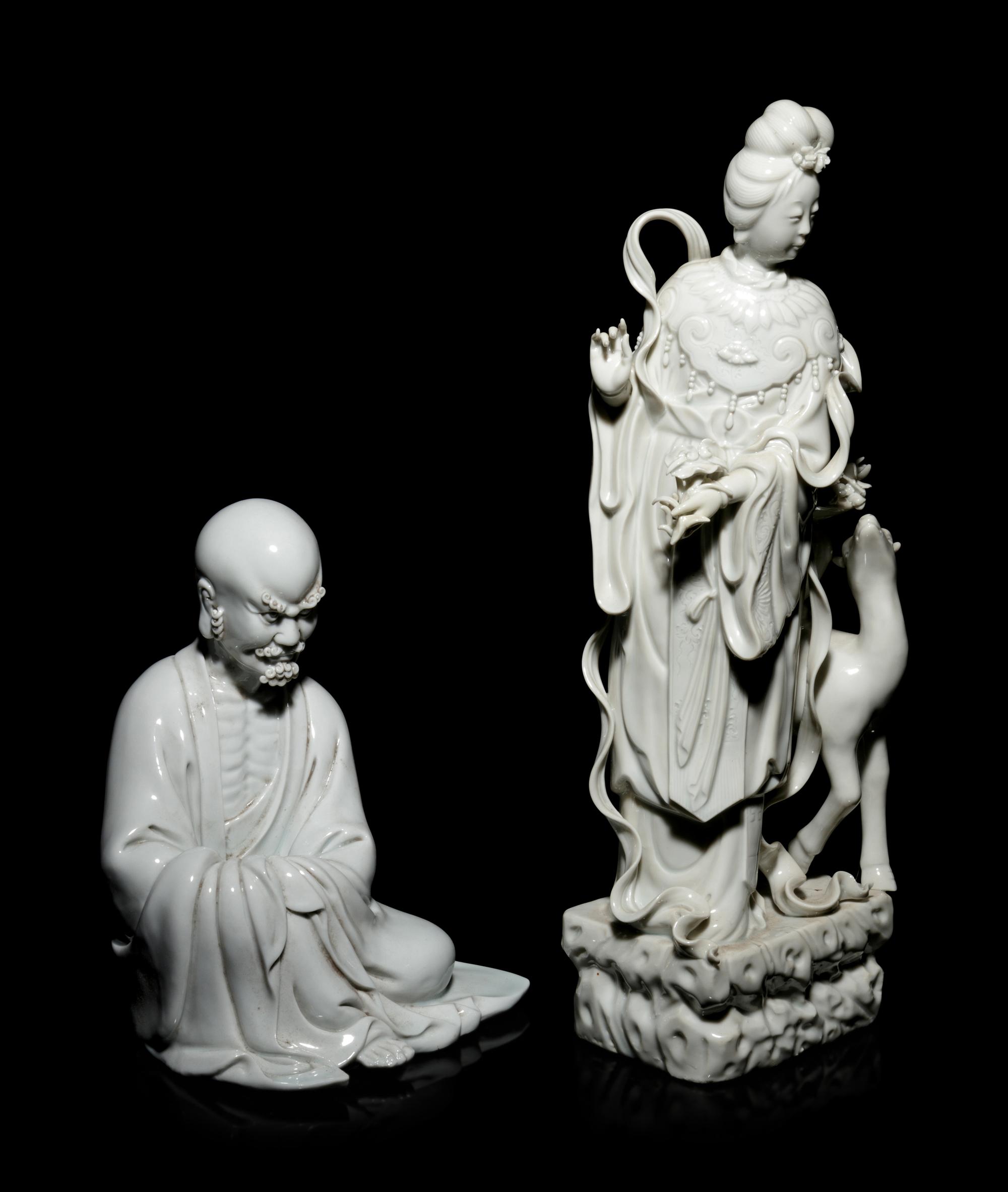 Eight Chinese Monochrome Glazed Porcelain Articles