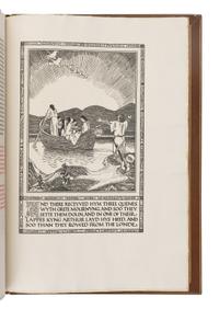[FINE PRESS - ASHENDENE PRESS]. MALORY, Thomas (fl. 1460). The Noble and Joyous Book entytled Le Morte dArthur . Chelsea: Ashendene Press, 1913.