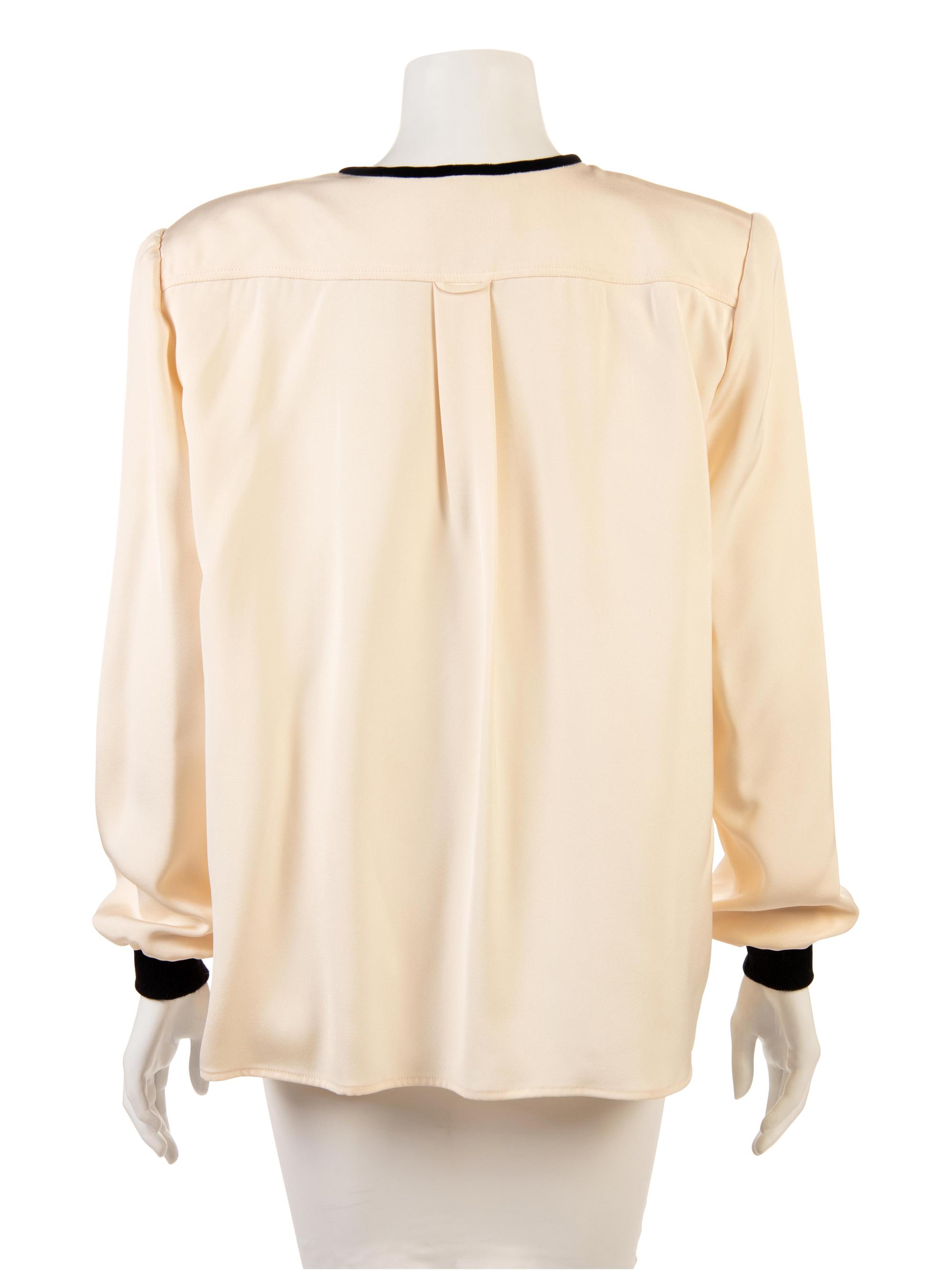 Four Designer Shirts: Two Valentino, One Ungaro, One Hanae Mori, 1980-90s
