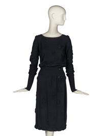Two Chanel Sweaters and One Chanel Skirt with Belt