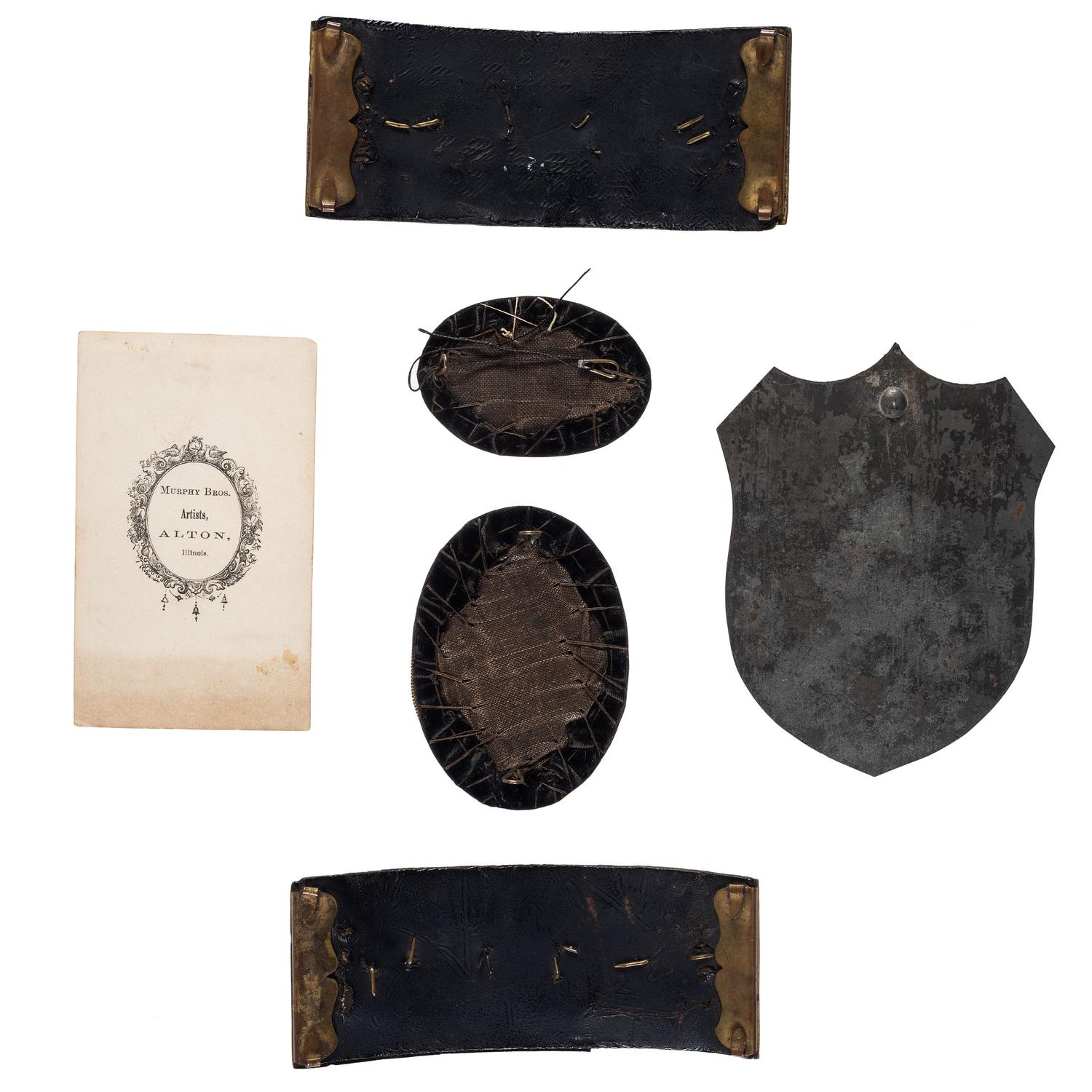 Surgeon Emil Guelich, 9th Illinois Volunteer Infantry. Archive comprising insignia, photographs, and personal items.