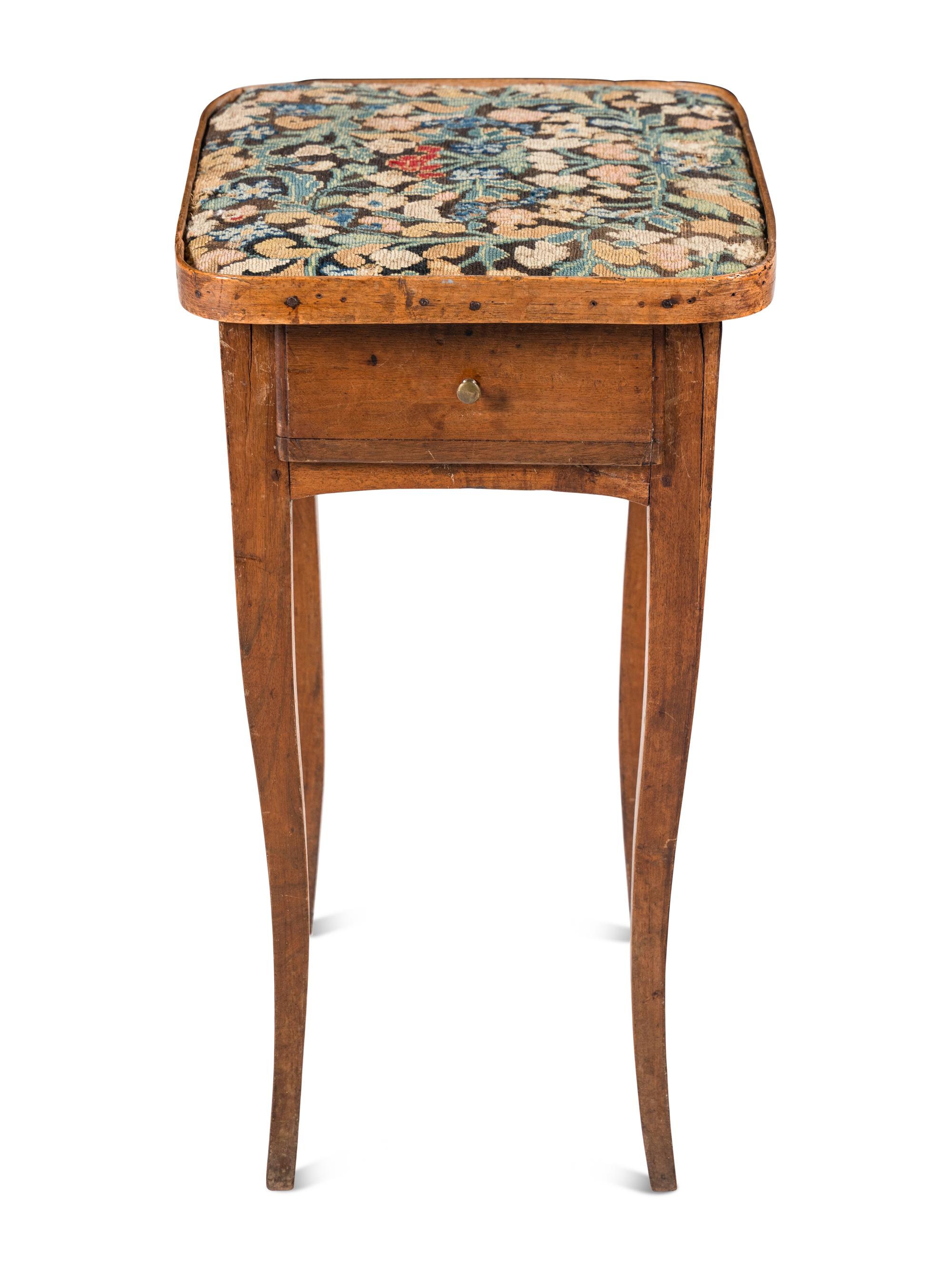 A French Provincial Fruitwood Work Table