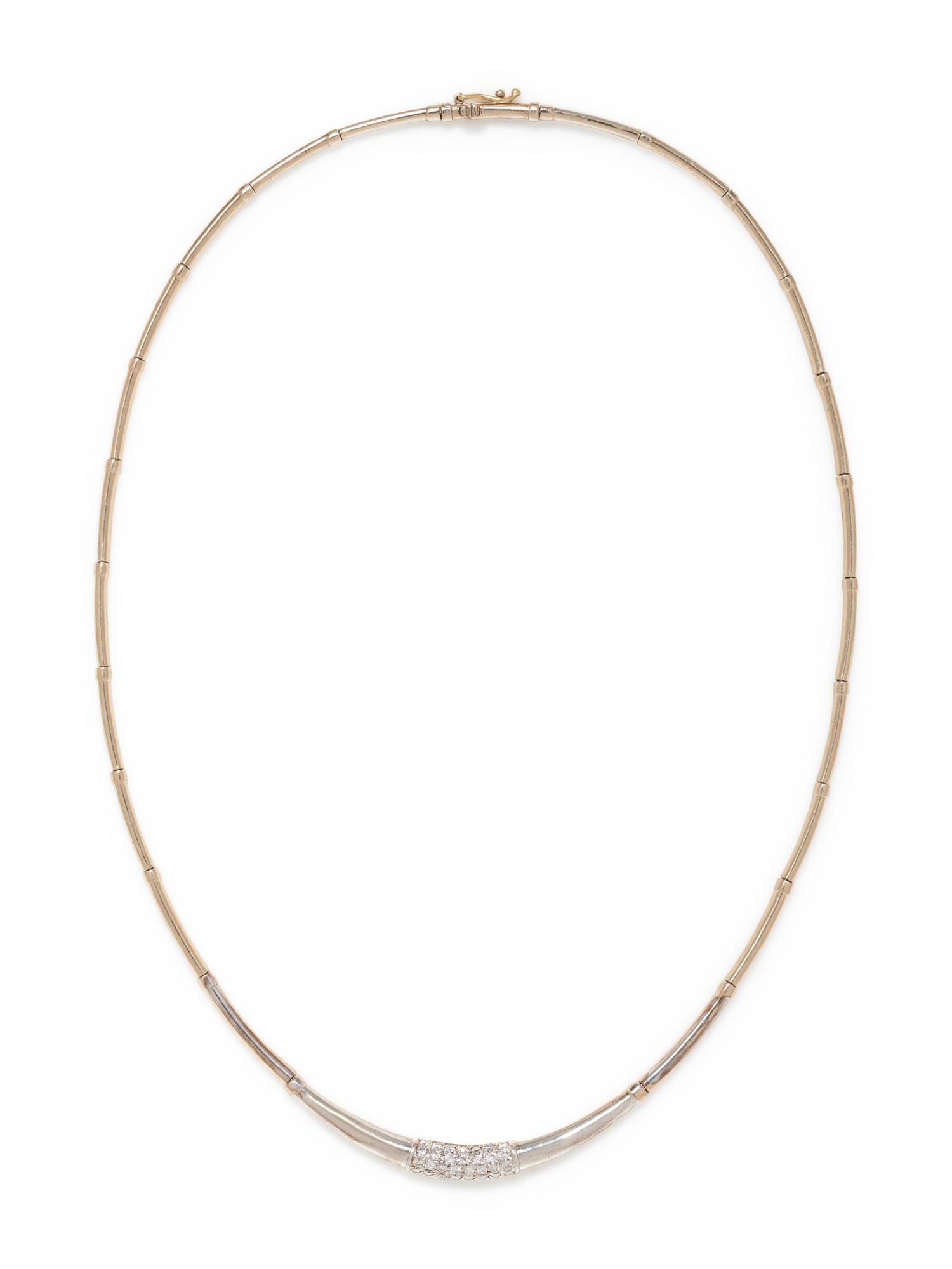 WHITE GOLD AND DIAMOND COLLAR NECKLACE