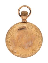 A Gold Filled Open Case Pocket Watch, Rockford, Circa 1883,