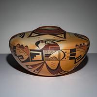 Debbie Clashin (Hopi-Tewa, b. 1969) — Polychrome Pottery Jar, 2023