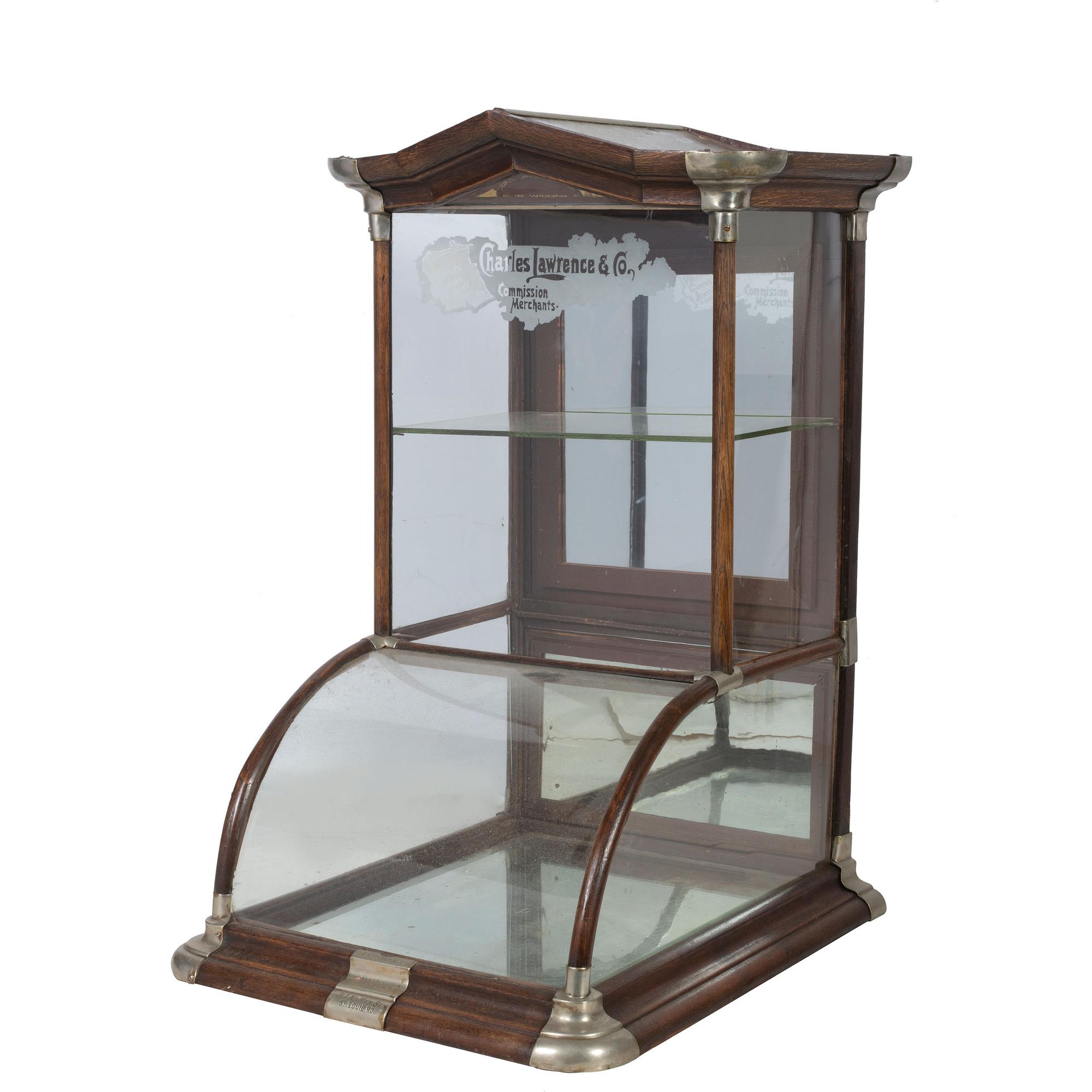 A Charles Lawrence & Co. Wooden Frame Countertop Display Case