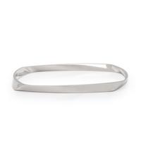 FRANK GEHRY FOR TIFFANY & CO., WHITE GOLD AND DIAMOND BANGLE BRACELET