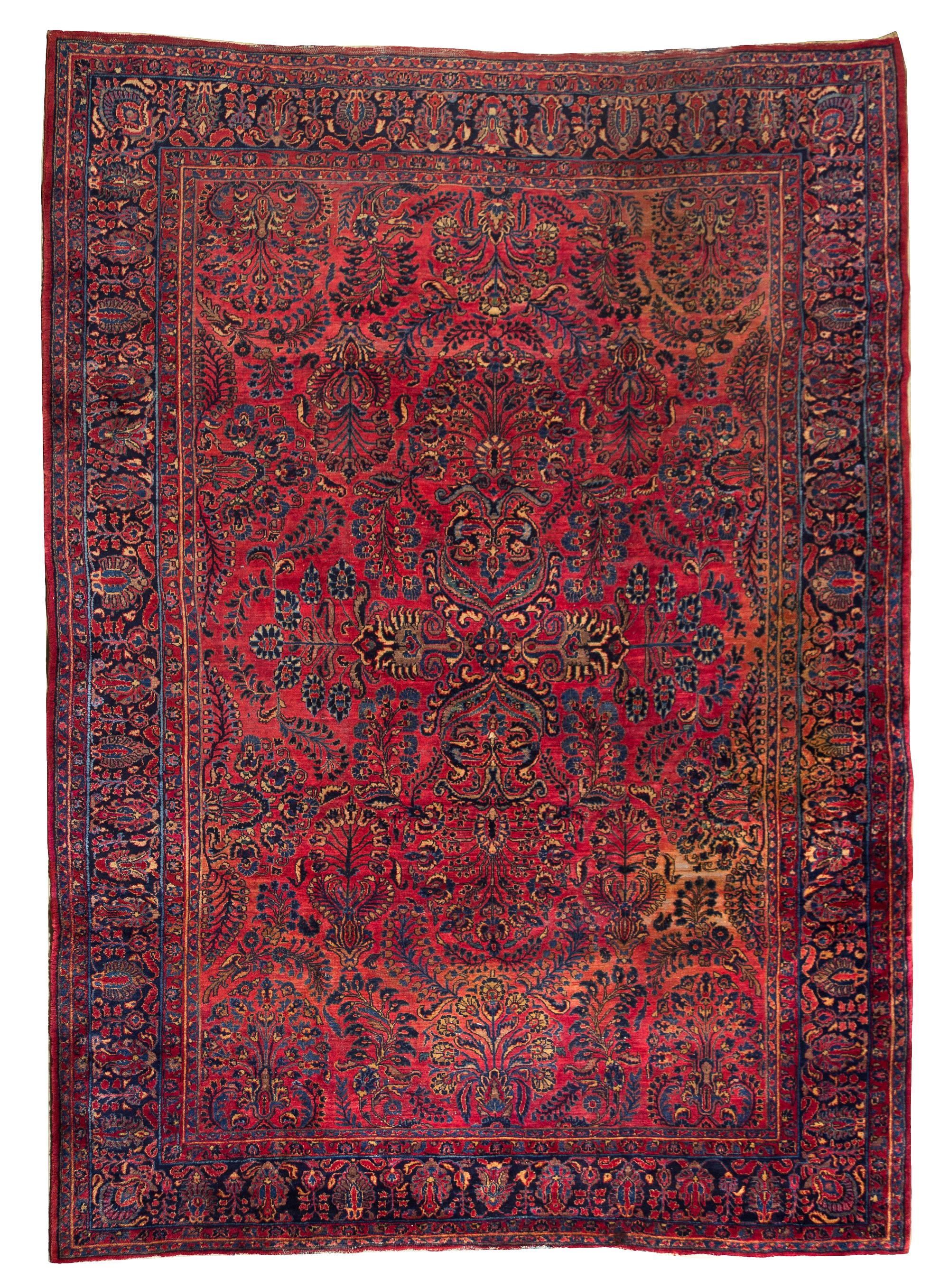 A Sarouk Wool Rug, 11 feet 7 inches x 8 feet 11 inches.