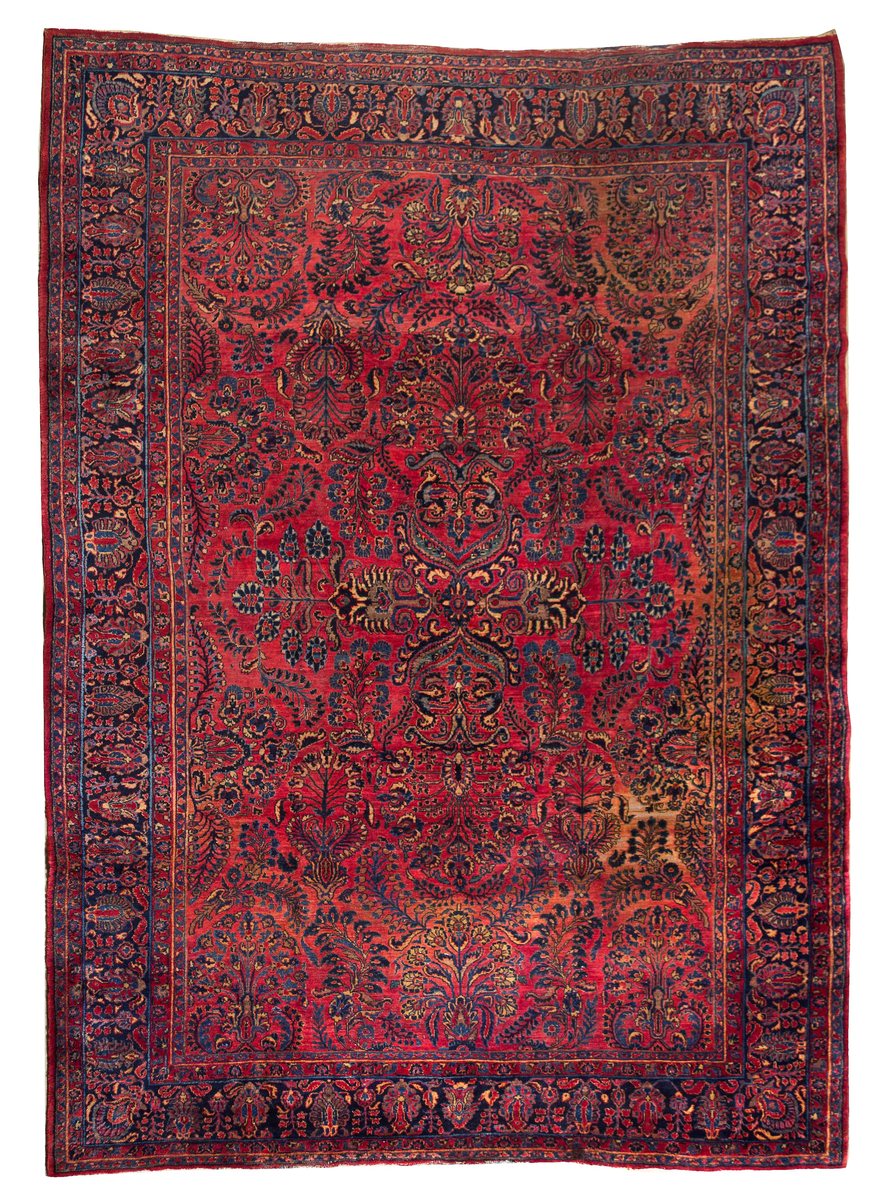 A Sarouk Wool Rug, 11 feet 7 inches x 8 feet 11 inches.