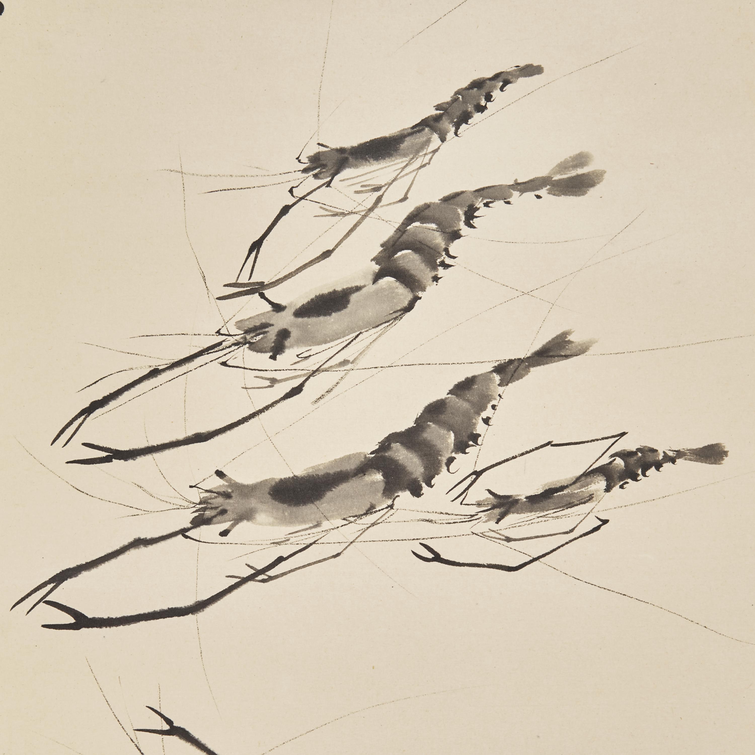 Five Chinese Hanging Scroll Paintings and Four Calligraphy Dedicated to Huang Beishou (1913-2000) — 黃北壽舊藏書畫一組九件