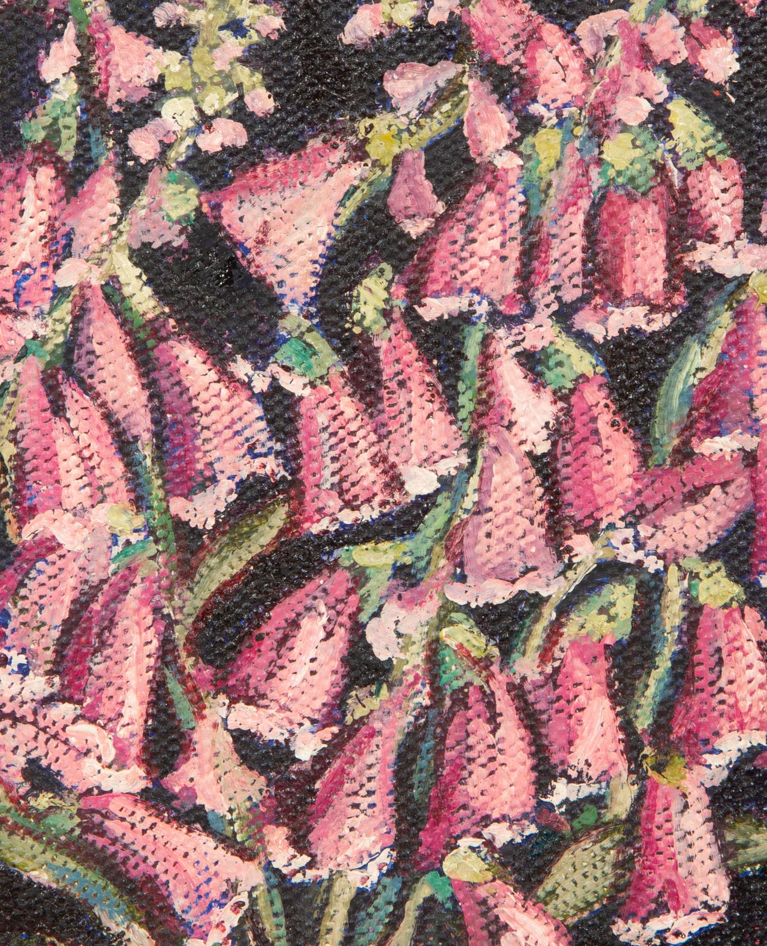 Pêches sur plat vert, Grapes, Foxgloves, and Datura (four works)