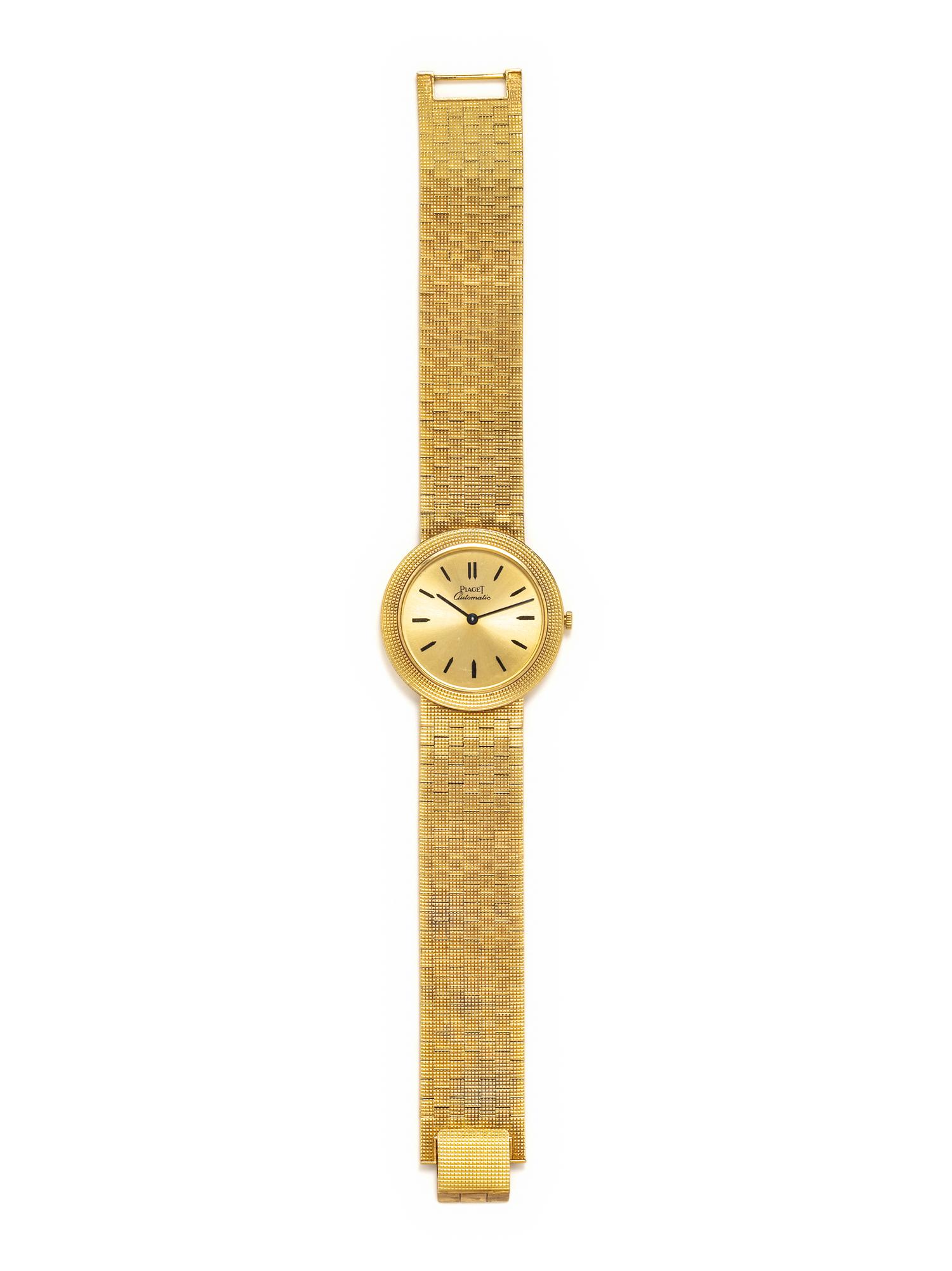 PIAGET, 18K YELLOW GOLD WRIST WATCH