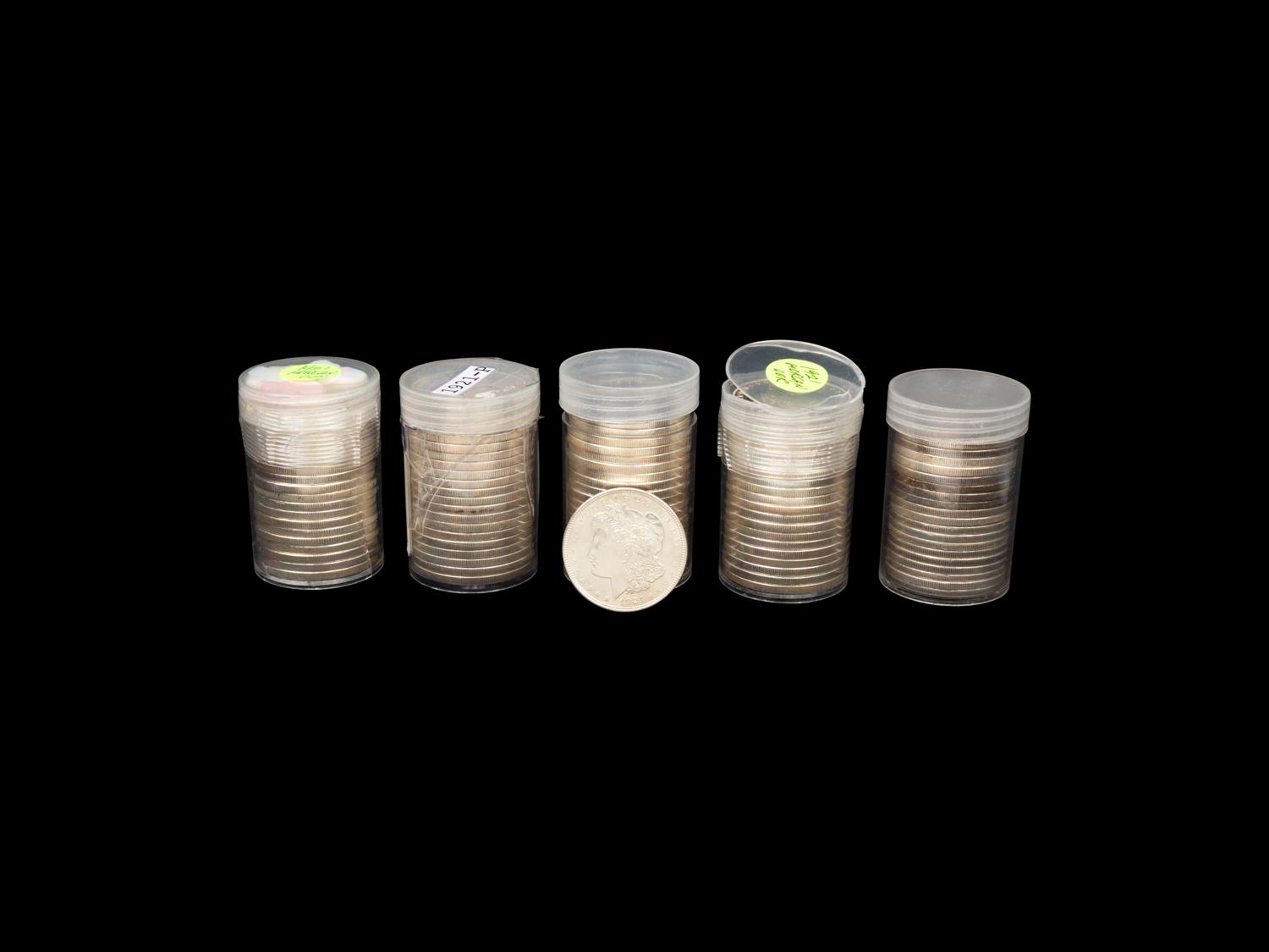 A Collection of One-Hundred Morgan $1 Coins