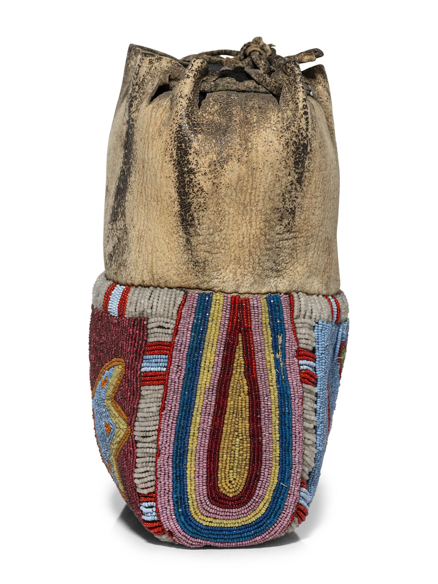 Plateau Beaded Drawstring Pouch