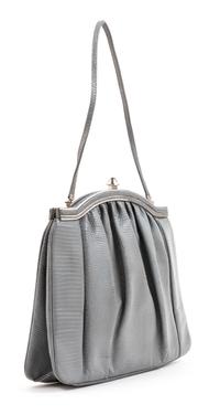 Judith Leiber Grey Snake Bag