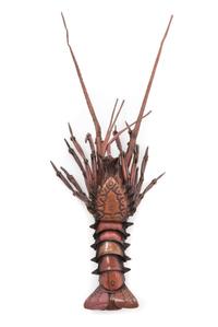 A Copper Articulated Model of a Lobster Length 7 1/2 inches. — SIGHED HIROYOSHI, MEIJI PERIOD (1868-1912)