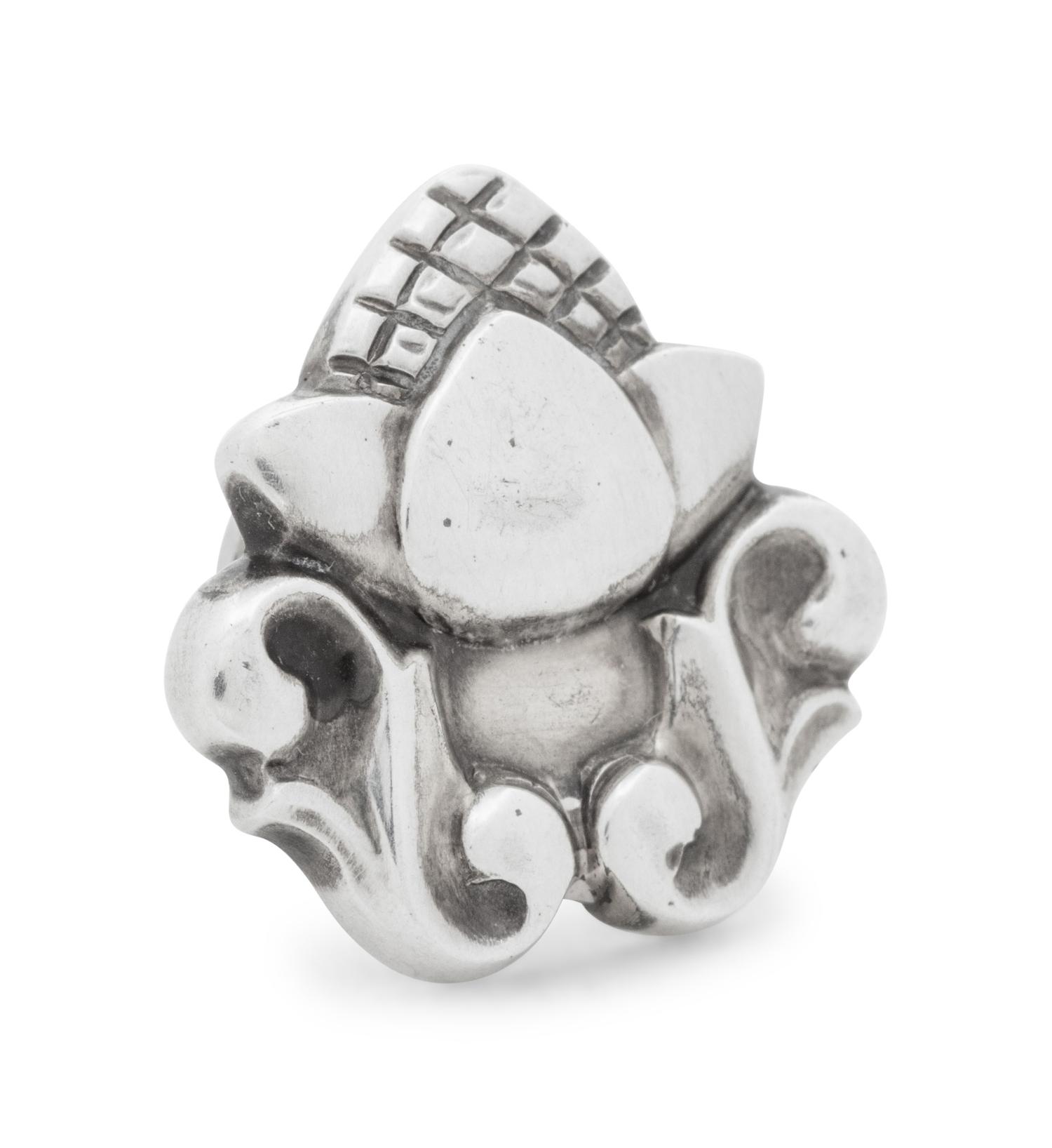 A Georg Jensen Silver Tie Tack or Lapel Pin