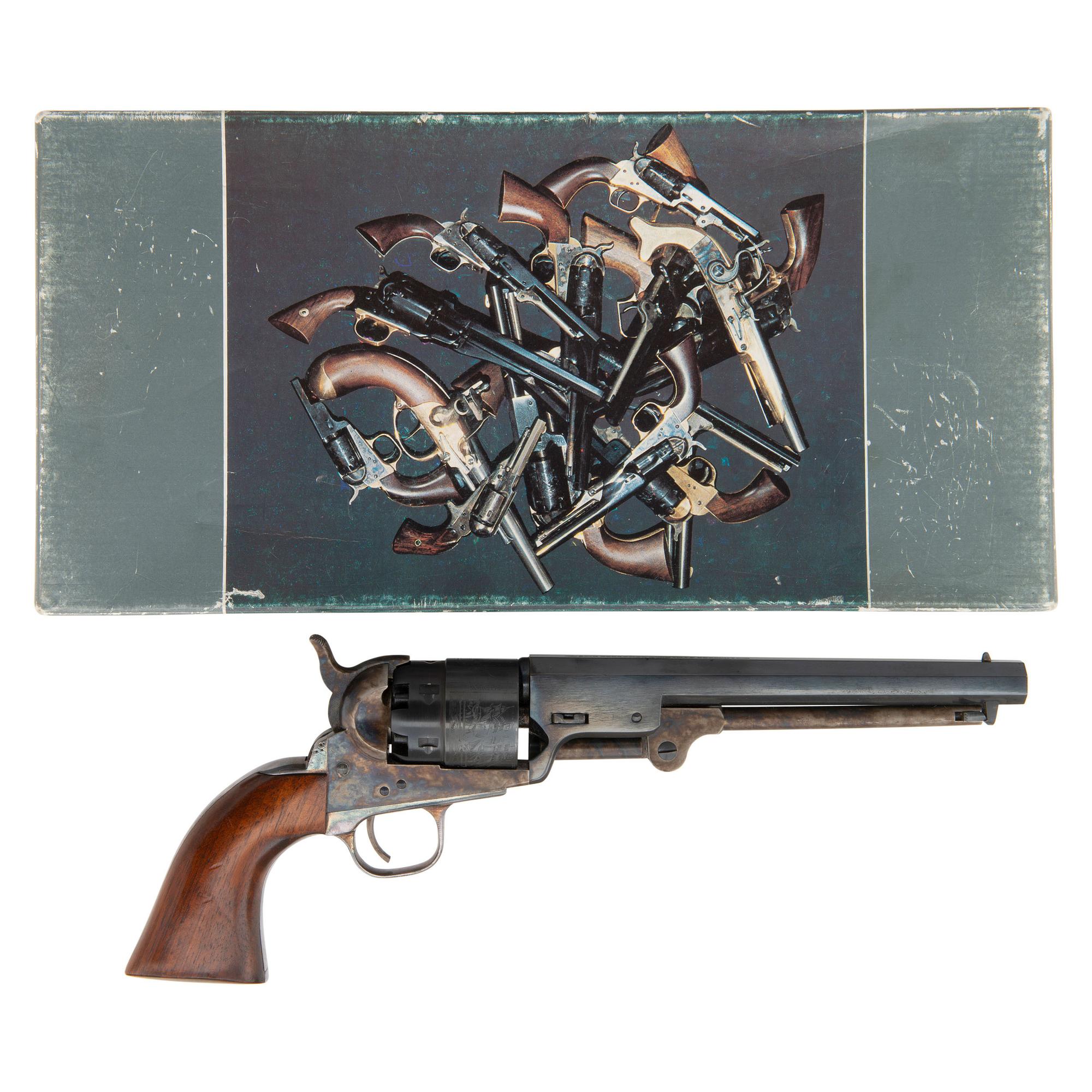 Armi San Marco Model 1851 "Navy" .44 Caliber Percussion Revolver in Box