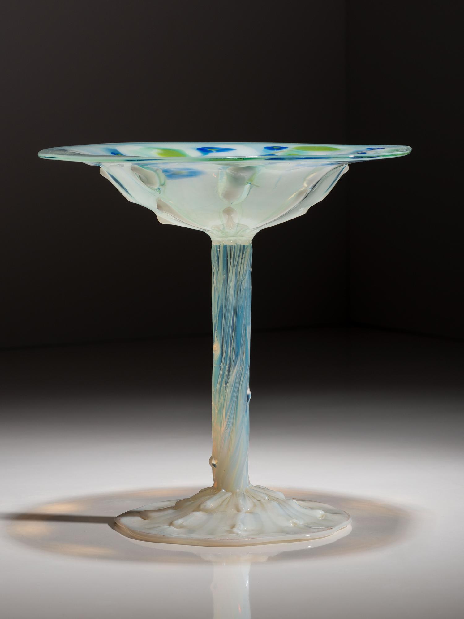 Opalescent Reactive Compote with Morning Glories