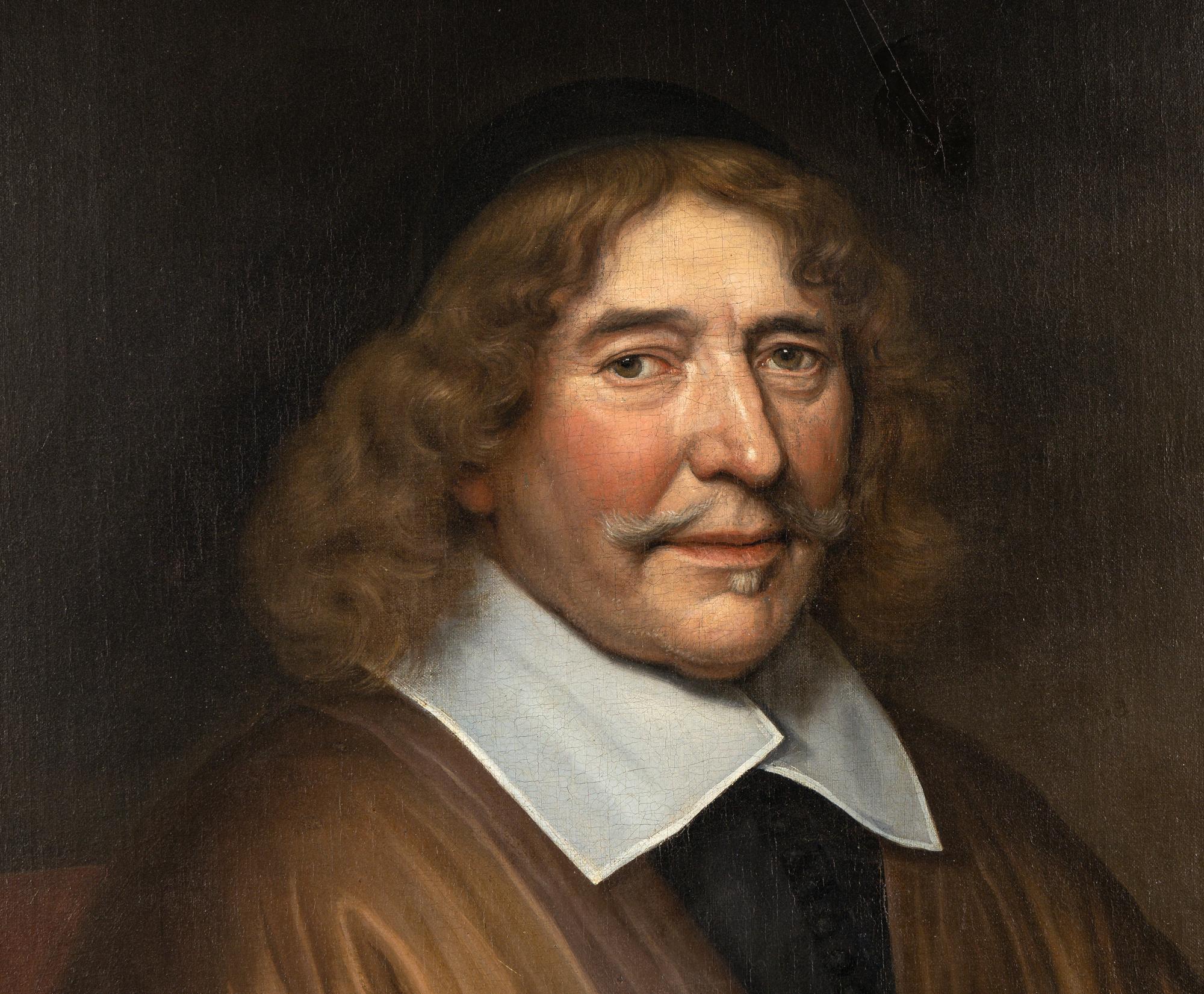 Portrait of a Man Holding a Book