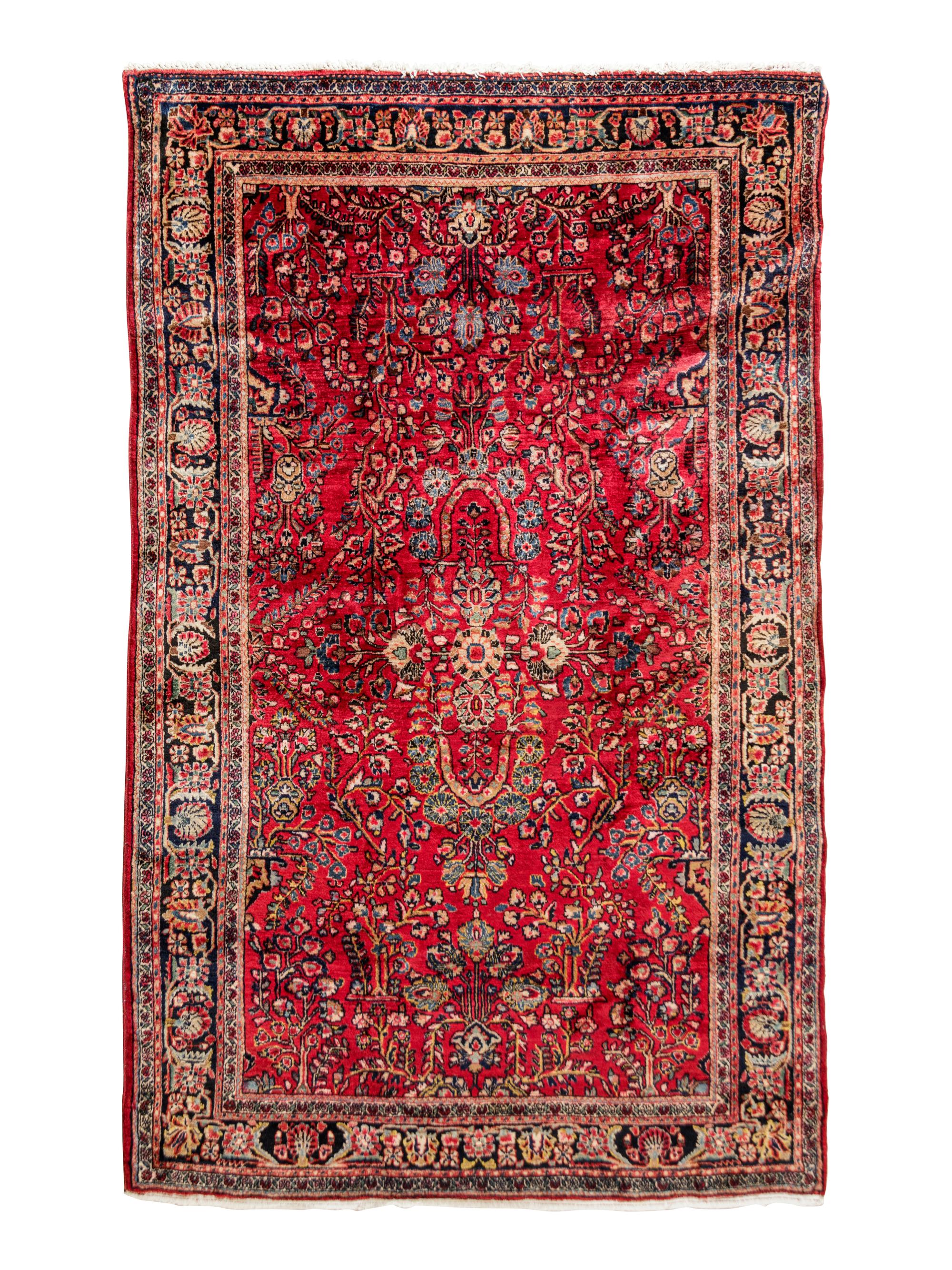 A Sarouk Wool Rug