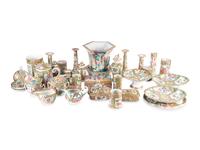 An Assorted Collection of Chinese Famille Rose Porcelain — 19TH/20TH CENTURY