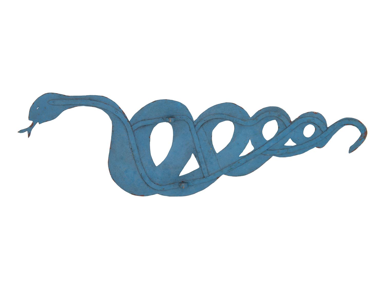 A Snake-Form Sheet Metal Weathervane