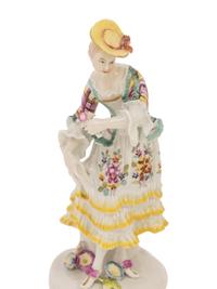 A Pair of Derby Porcelain Figures