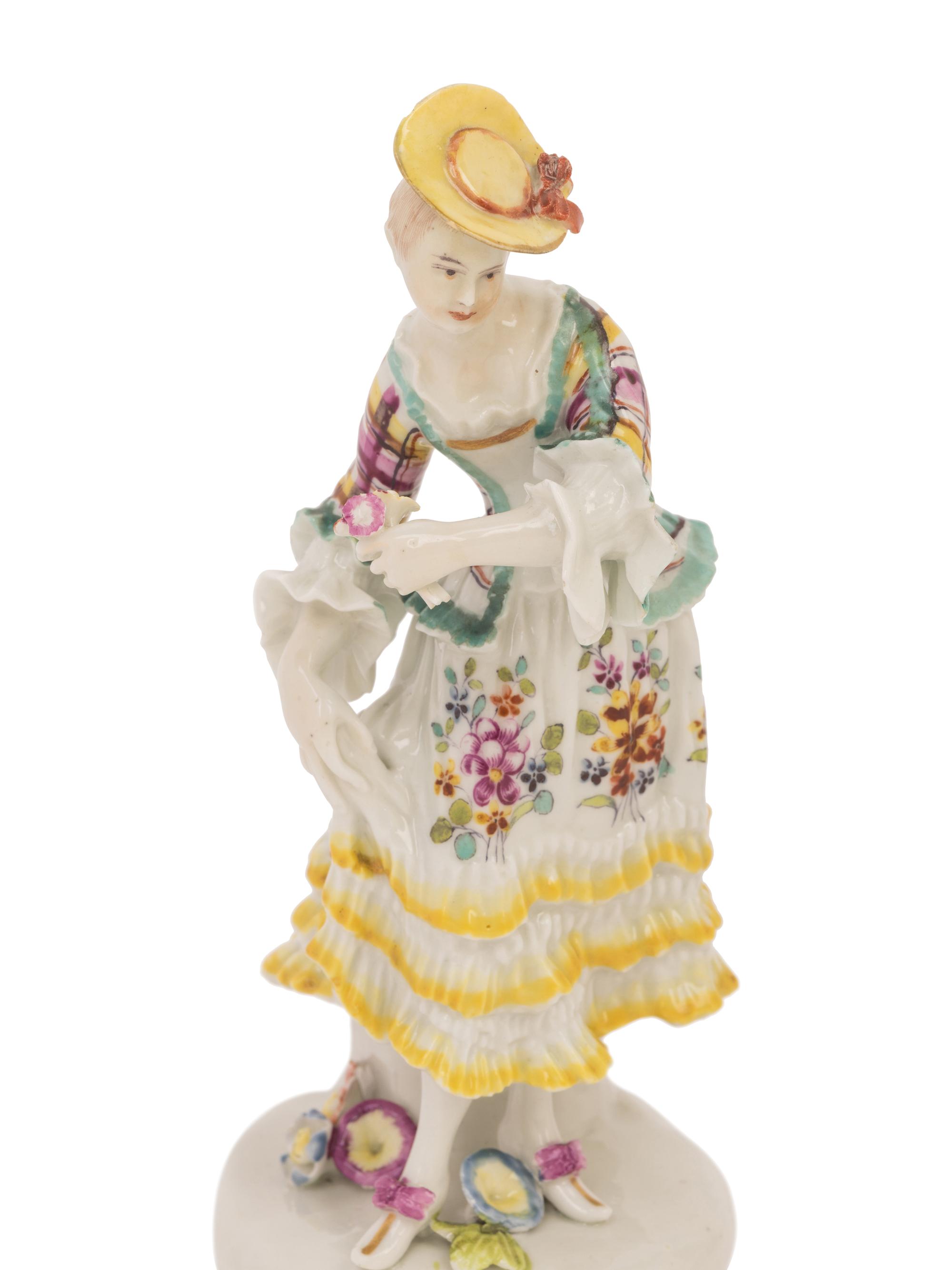 A Pair of Derby Porcelain Figures