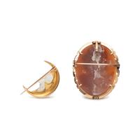 COLLECTION OF GOLD BROOCHES