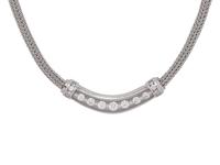 WHITE GOLD AND DIAMOND NECKLACE