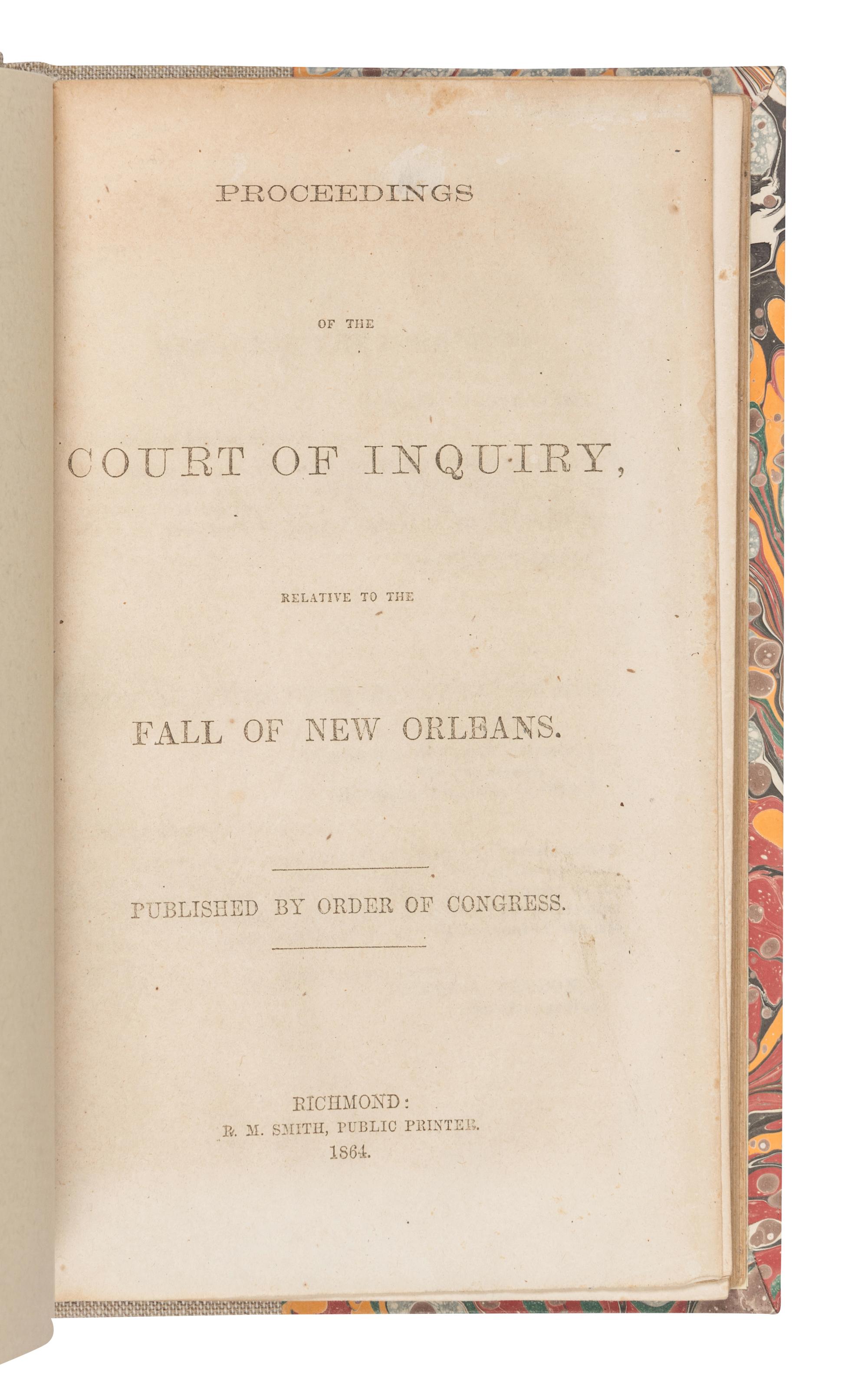 [NEW ORLEANS]. A group of 46 works, including:
