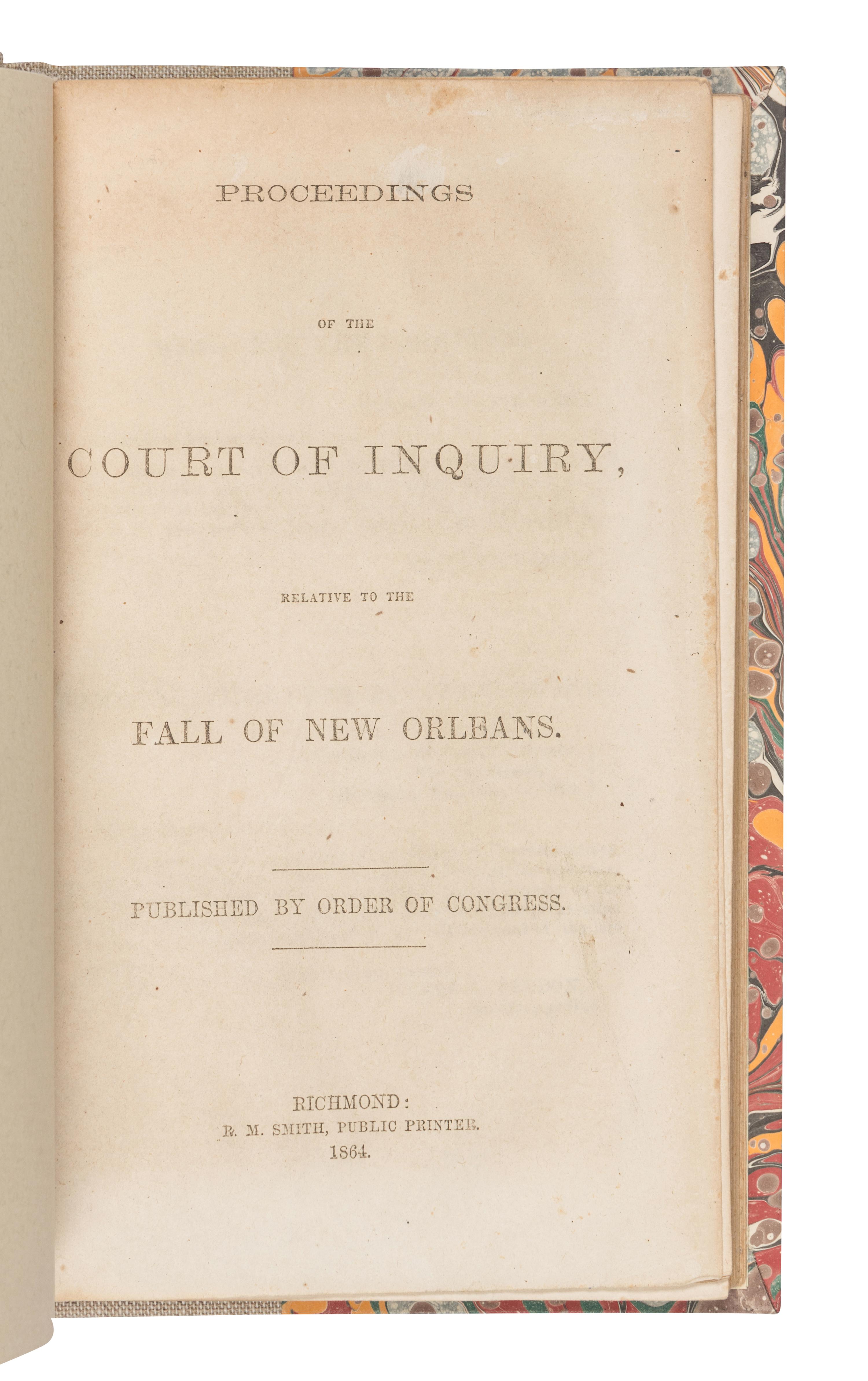 [NEW ORLEANS]. A group of 46 works, including: