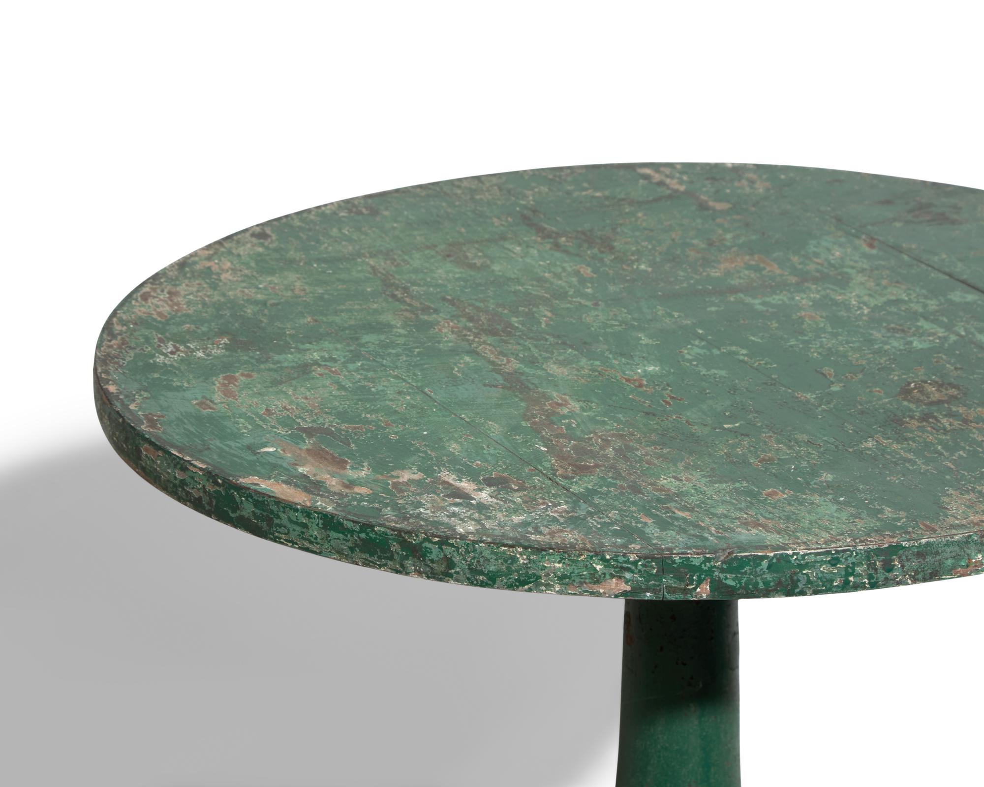 A Green-Painted Stand