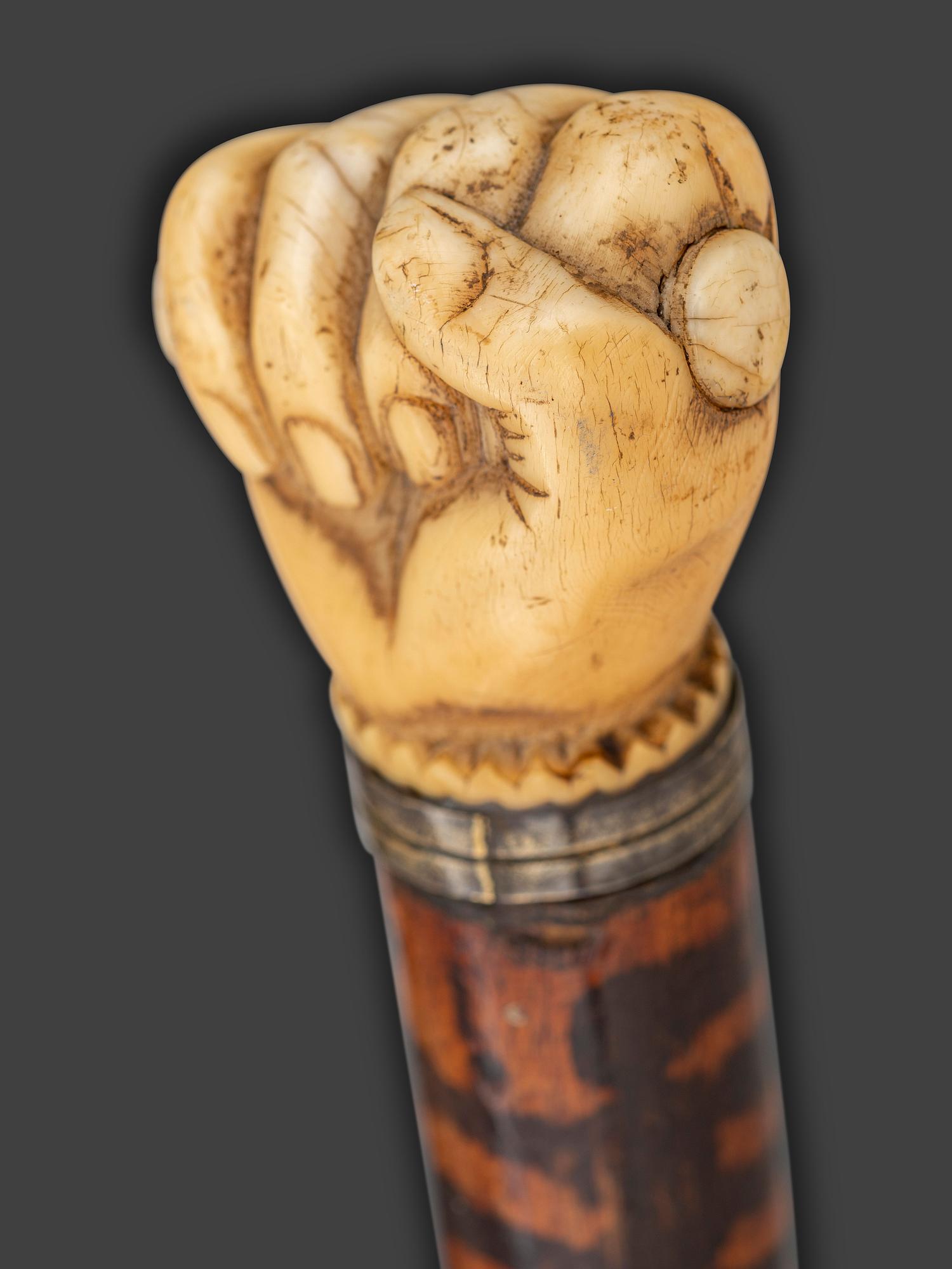 A Folk Art Cane with Friendship Head