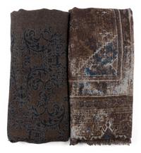 Two Loro Piana Printed Cashmere Scarves