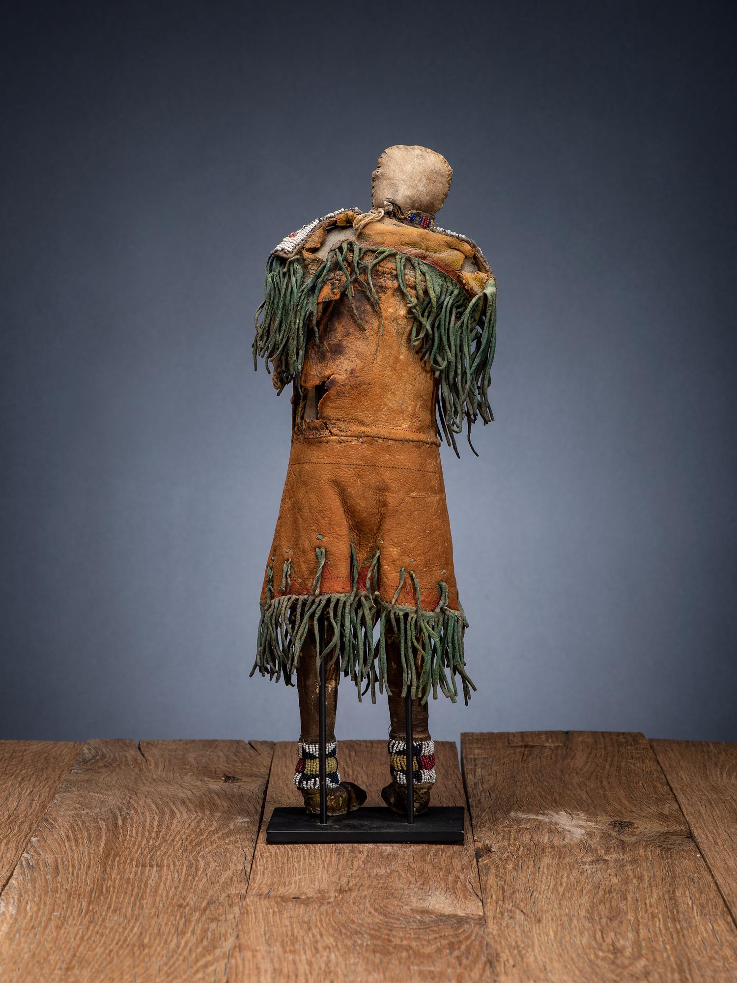 Cheyenne Beaded Hide Doll