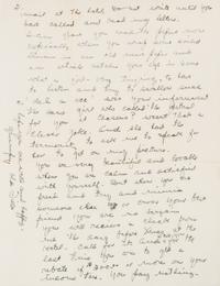 FIELDS, William C. Autographed letter signed ("Grumpy Old Fields"), to Carlotta Douglas, his estranged mistress, Los Angeles, 1939.