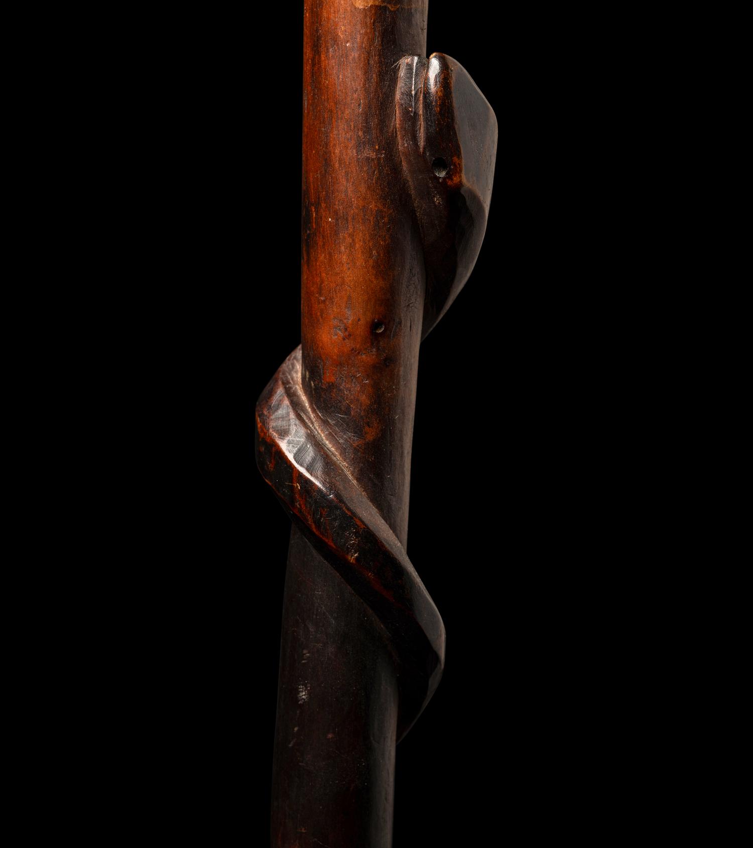 A Yoruba Wood Staff