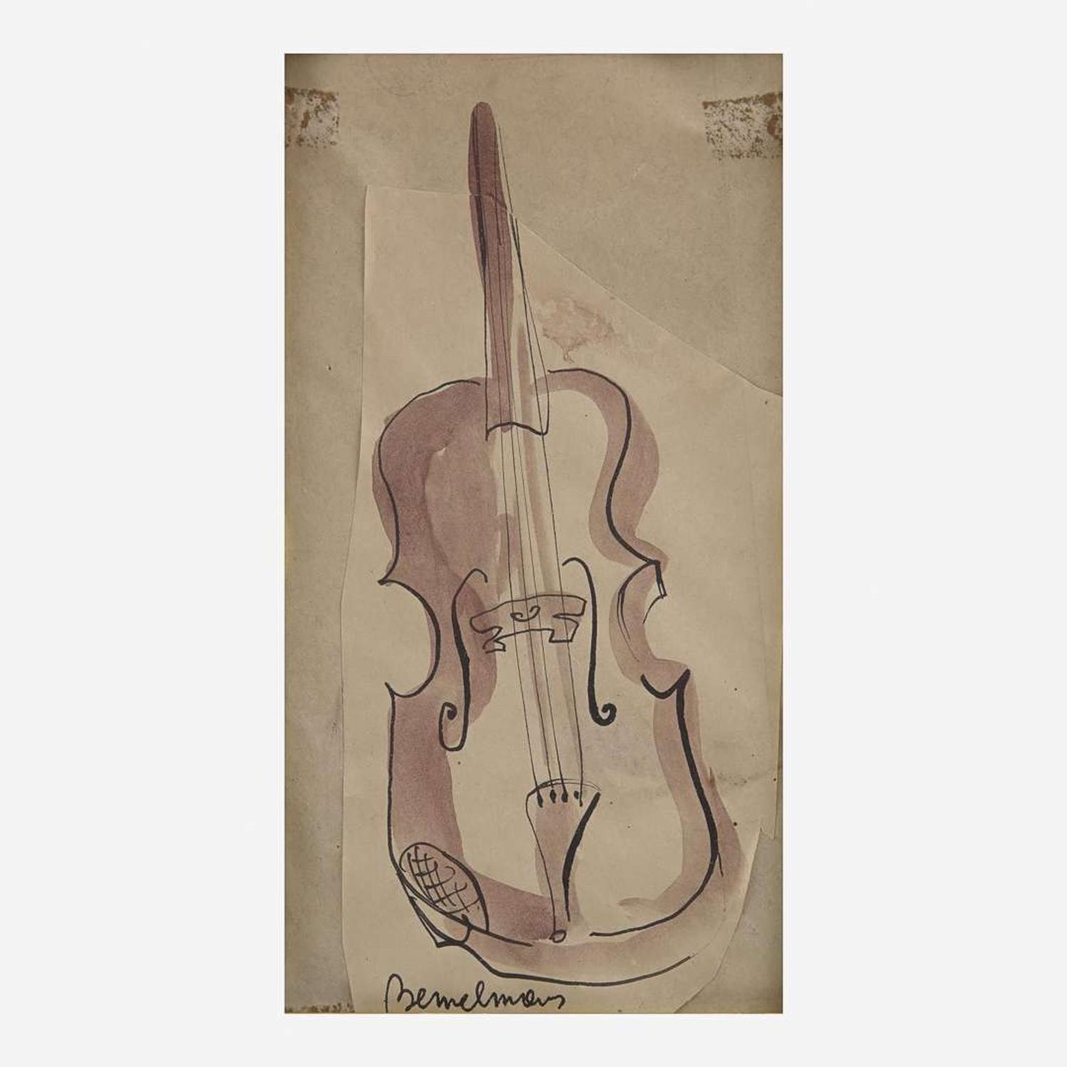 Ludwig Bemelmans (American, 1898–1962) Violin