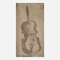 Ludwig Bemelmans (American, 1898–1962) Violin