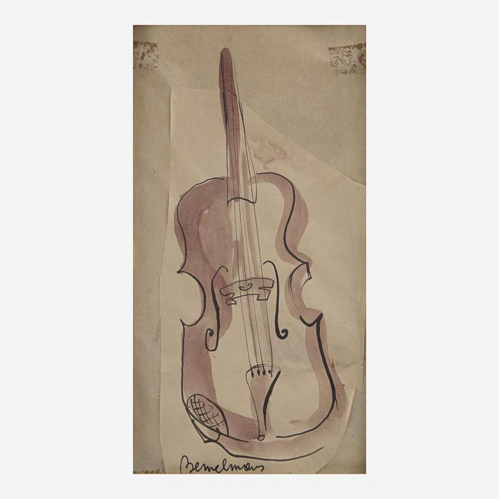 Ludwig Bemelmans (American, 1898–1962) Violin