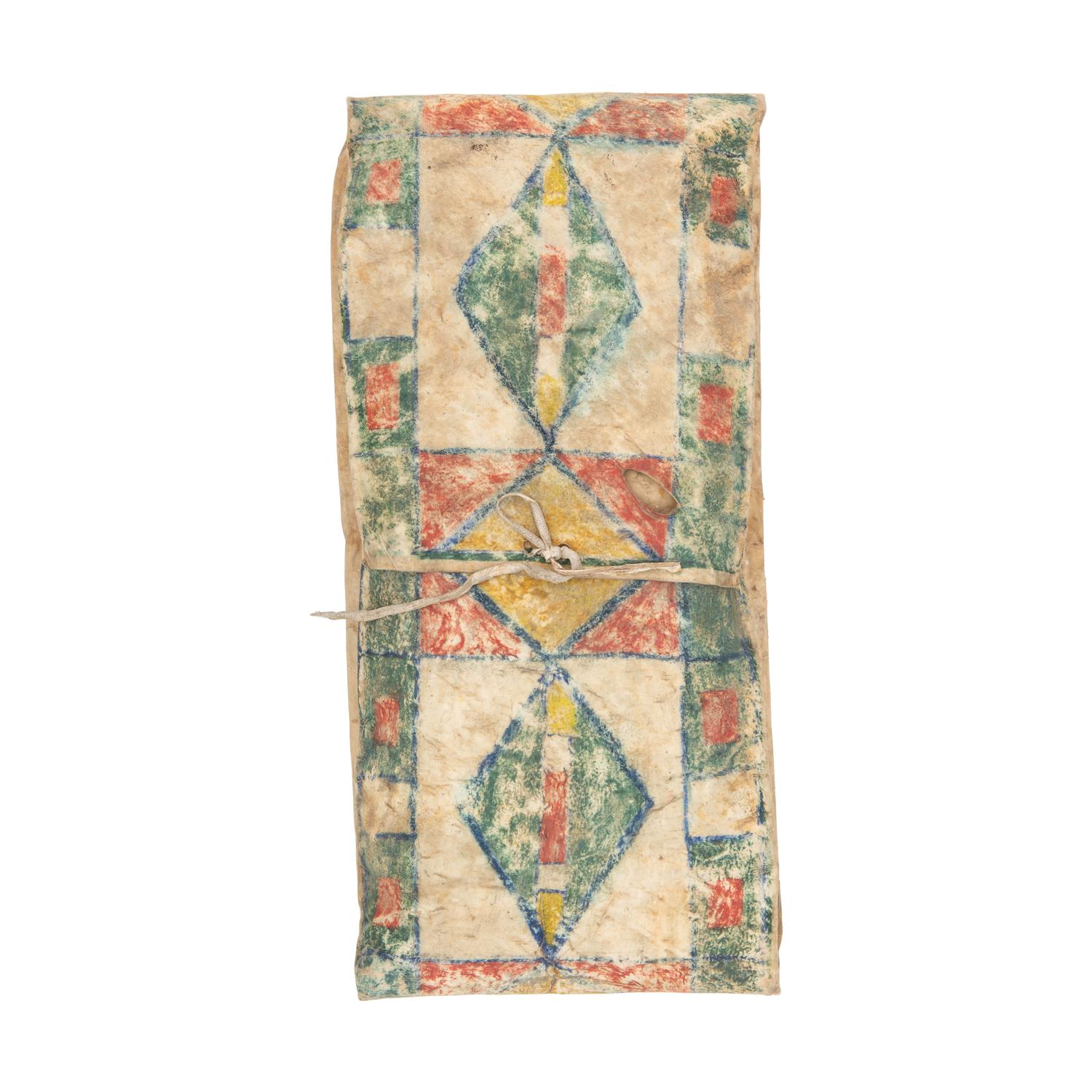 Blackfeet Painted Parfleche Envelope