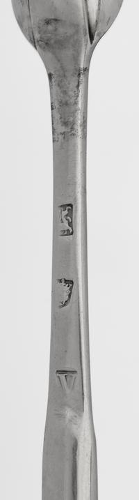 A Group of Four Georgian Silver Marrow Scoops