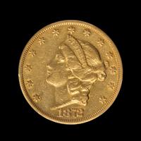 A United States 1872-CC Liberty Head $20 Gold Coin