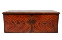 A Federal Grain-Painted Pine Blanket Chest