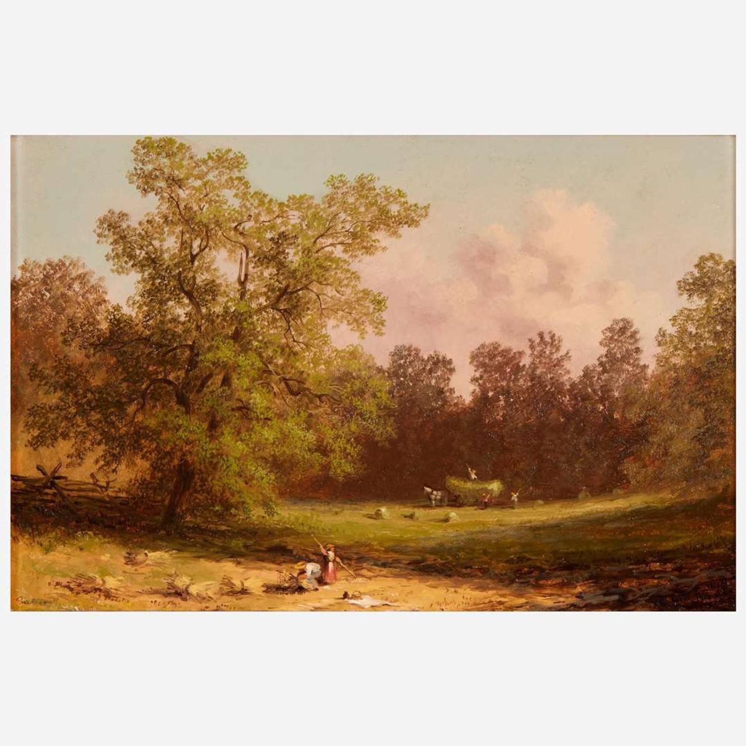 Xanthus Russell Smith (American, 1839–1929) Haying