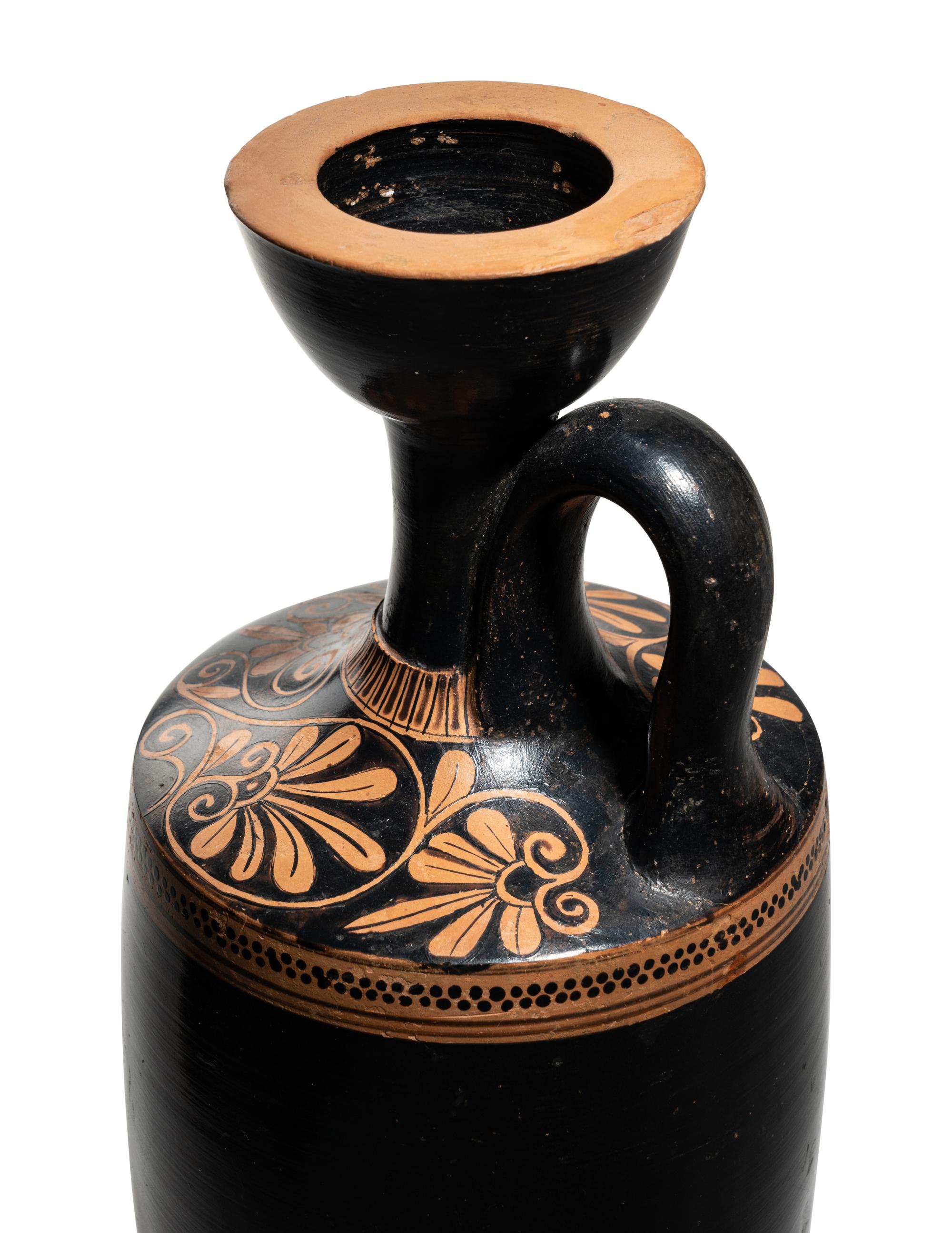 Two Attic Red-Figured Lekythoi